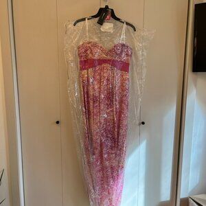 BCBG Pink Chiffon Formal Dress